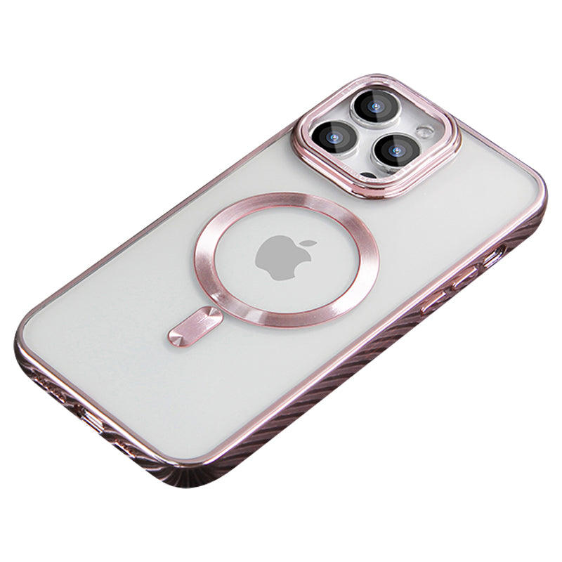 LUPHIE TPU Metal Phone Case for iPhone 14 Pro Max Anti-Drop Magnetic Phone Cover with Camera Lens Frame LUPHIE TPU Metal Phone Case for iPhone 14 Pro Max Anti-Drop Magnetic Phone Cover with Camera Lens Frame